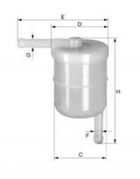 UNIFLUX FILTERS XB291 Топливный фильтр для NISSAN PULSAR I (Ниссан Пулсар и) UNIFLUX FILTERS XB291 Топливный фильтр для NISSAN PULSAR I (Ниссан Пулсар и)