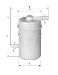 UNIFLUX FILTERS XB302 Топливный фильтр для SUZUKI ESCUDO (Сузуки Эсcудо) UNIFLUX FILTERS XB302 Топливный фильтр для SUZUKI ESCUDO (Сузуки Эсcудо)