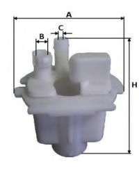 UNIFLUX FILTERS XB319 Топливный фильтр для KIA MORNING (Киа Морнинг) UNIFLUX FILTERS XB319 Топливный фильтр для KIA MORNING (Киа Морнинг)