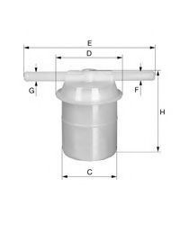 UNIFLUX FILTERS XB324 Топливный фильтр для SUZUKI (Сузуки) UNIFLUX FILTERS XB324 Топливный фильтр для SUZUKI (Сузуки)