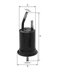 UNIFLUX FILTERS XB331 Топливный фильтр для KIA RIO (Киа Рио) UNIFLUX FILTERS XB331 Топливный фильтр для KIA RIO (Киа Рио)