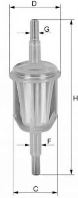 UNIFLUX FILTERS XB4 Топливный фильтр для VOLKSWAGEN SCIROCCO (Фольксваген Сcироccо) UNIFLUX FILTERS XB4 Топливный фильтр для VOLKSWAGEN SCIROCCO (Фольксваген Сcироccо)