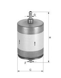 UNIFLUX FILTERS XB41 Топливный фильтр для SKODA (Шкода) UNIFLUX FILTERS XB41 Топливный фильтр для SKODA (Шкода)