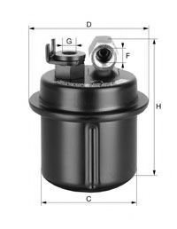 UNIFLUX FILTERS XB47 Топливный фильтр для HONDA CIVIC V (Хонда Цивик 5) UNIFLUX FILTERS XB47 Топливный фильтр для HONDA CIVIC V (Хонда Цивик 5)