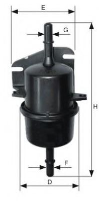 UNIFLUX FILTERS XB684 Топливный фильтр для FIAT ALBEA (Фиат Албэа) UNIFLUX FILTERS XB684 Топливный фильтр для FIAT ALBEA (Фиат Албэа)