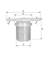 UNIFLUX FILTERS XB9 Топливный фильтр для SUBARU (Субару) UNIFLUX FILTERS XB9 Топливный фильтр для SUBARU (Субару)