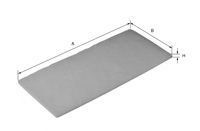 UNIFLUX FILTERS XC3046 Фильтр, воздух во внутренном пространстве для VOLVO B 9 (Вольво Б 9)