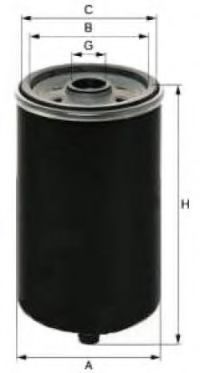 UNIFLUX FILTERS XN40 Топливный фильтр для MAN M 90 (Ман М 90) UNIFLUX FILTERS XN40 Топливный фильтр для MAN M 90 (Ман М 90)