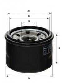 UNIFLUX FILTERS XO119 Масляный фильтр для KIA MORNING (Киа Морнинг) UNIFLUX FILTERS XO119 Масляный фильтр для KIA MORNING (Киа Морнинг)