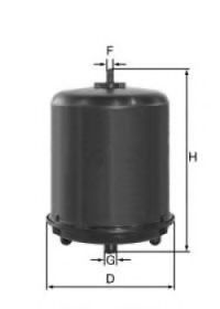 UNIFLUX FILTERS XOC6 Топливный фильтр для DAF XF 105 (Даф Xф 105)