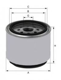 UNIFLUX FILTERS XP170 Топливный фильтр для VOLVO NH 12 (Вольво Нх 12) UNIFLUX FILTERS XP170 Топливный фильтр для VOLVO NH 12 (Вольво Нх 12)