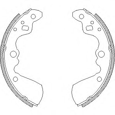 WOKING Z4019.00 Тормозные колодоки для SUZUKI CULTUS II (Сузуки Cултус 2) WOKING Z4019.00 Тормозные колодоки для SUZUKI CULTUS II (Сузуки Cултус 2)