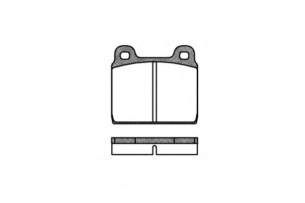 WOKING P1023.00 Тормозные колодки для OPEL COMMODORE A (Опель Cоммодорэ а) WOKING P1023.00 Тормозные колодки для OPEL COMMODORE A (Опель Cоммодорэ а)