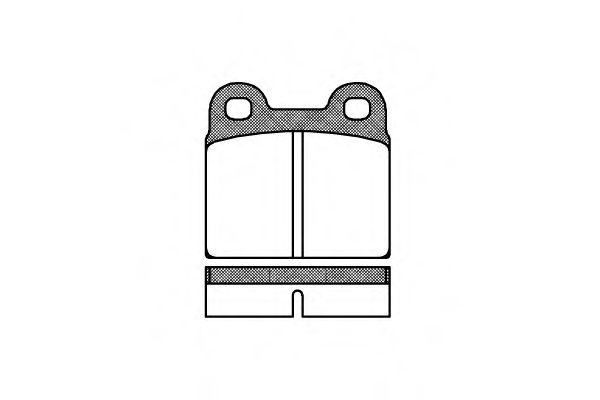 WOKING P1073.00 Тормозные колодки для OPEL OLYMPIA A (Опель Олъмпиа а) WOKING P1073.00 Тормозные колодки для OPEL OLYMPIA A (Опель Олъмпиа а)