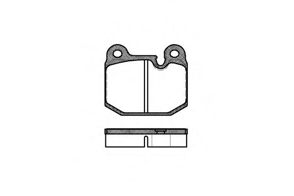 WOKING P1143.10 Тормозные колодки 