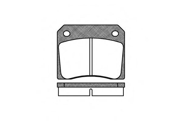 WOKING P1363.00 Тормозные колодки 