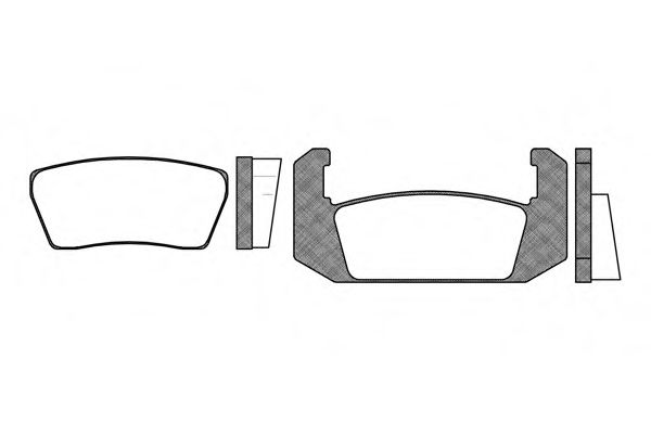 WOKING P1413.00 Тормозные колодки для ROVER 2000-3500 (Ровер 2000-3500) WOKING P1413.00 Тормозные колодки для ROVER 2000-3500 (Ровер 2000-3500)