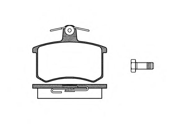 WOKING P0353.00 Тормозные колодки для AUDI 100 (Ауди 100) WOKING P0353.00 Тормозные колодки для AUDI 100 (Ауди 100)