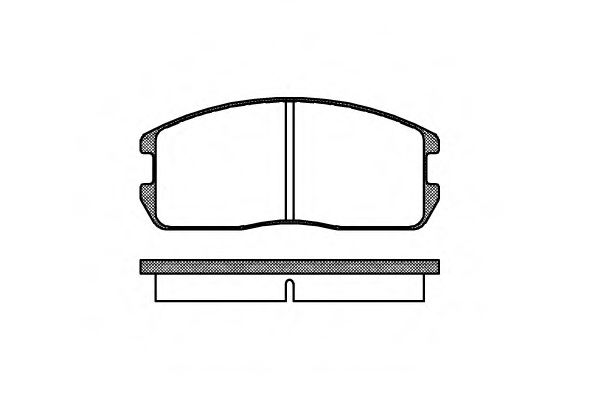 WOKING P0753.00 Тормозные колодки для MITSUBISHI COLT II (Митсубиши/митсубиси Cолт 2) WOKING P0753.00 Тормозные колодки для MITSUBISHI COLT II (Митсубиши/митсубиси Cолт 2)