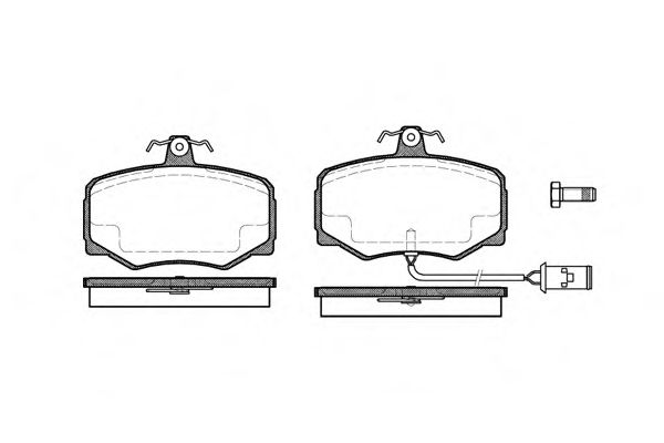 WOKING P3463.02 Тормозные колодки для DAIMLER (Даймлер) WOKING P3463.02 Тормозные колодки для DAIMLER (Даймлер)