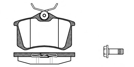 WOKING P3633.92 Тормозные колодки для VOLKSWAGEN (Фольксваген) WOKING P3633.92 Тормозные колодки для VOLKSWAGEN (Фольксваген)