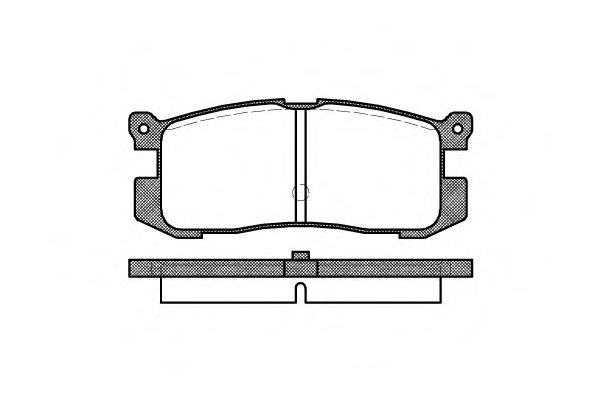 WOKING P3723.00 Тормозные колодки для MAZDA 626 III (Мазда 626 3) WOKING P3723.00 Тормозные колодки для MAZDA 626 III (Мазда 626 3)