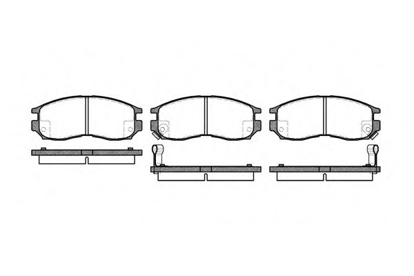 WOKING P5603.02 Тормозные колодки для MITSUBISHI ETERNA IV (Митсубиши/митсубиси Этэрна иv) WOKING P5603.02 Тормозные колодки для MITSUBISHI ETERNA IV (Митсубиши/митсубиси Этэрна иv)
