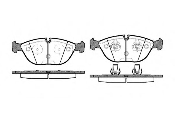 WOKING P4973.00 Тормозные колодки для VOLKSWAGEN (Фольксваген) WOKING P4973.00 Тормозные колодки для VOLKSWAGEN (Фольксваген)