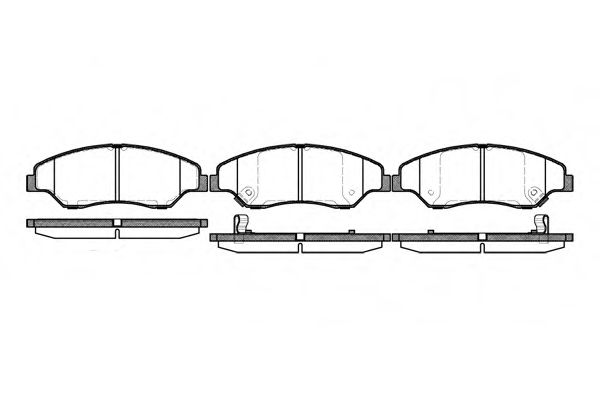 WOKING P6393.02 Тормозные колодки для KIA SPORTAGE (Киа Спортейдж) WOKING P6393.02 Тормозные колодки для KIA SPORTAGE (Киа Спортейдж)