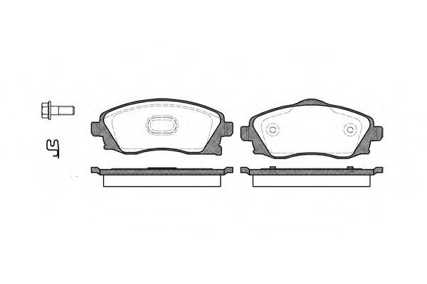 WOKING P6743.02 Тормозные колодки для OPEL VITA C (Опель Vита c) WOKING P6743.02 Тормозные колодки для OPEL VITA C (Опель Vита c)