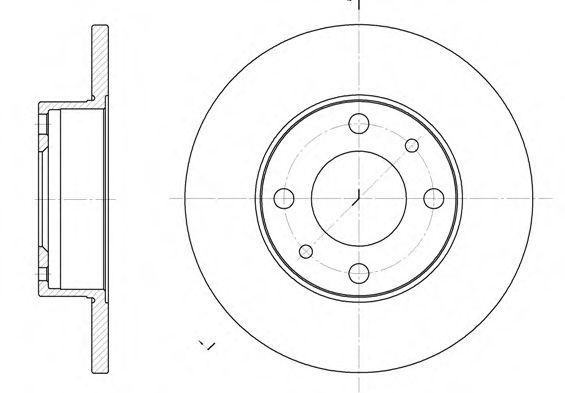 WOKING D6030.00 Тормозной диск для SEAT (Сеат) WOKING D6030.00 Тормозной диск для SEAT (Сеат)