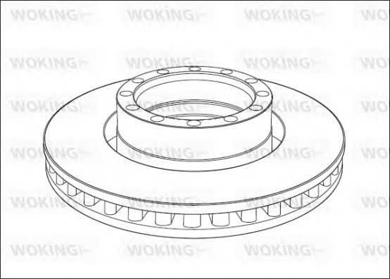 WOKING NSA1015.20 Тормозной диск для IVECO EUROTECH MT (Ивеко Эуротэч мт) WOKING NSA1015.20 Тормозной диск для IVECO EUROTECH MT (Ивеко Эуротэч мт)