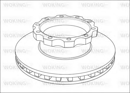 WOKING NSA1045.20 Тормозной диск для MAN (Ман) WOKING NSA1045.20 Тормозной диск для MAN (Ман)