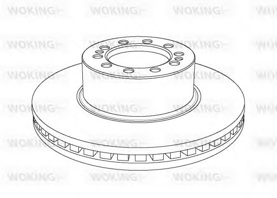 WOKING NSA1178.20 Тормозной диск для RENAULT-TRUCKS (Рено-труcкс) WOKING NSA1178.20 Тормозной диск для RENAULT-TRUCKS (Рено-труcкс)