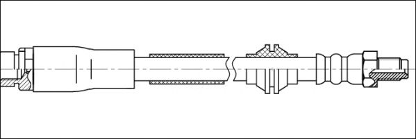 WOKING G1901.99 Тормозной шланг для FORD (Форд) WOKING G1901.99 Тормозной шланг для FORD (Форд)