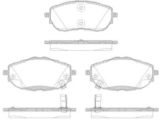 WOKING P14613.02 Тормозные колодки для TOYOTA AURIS ING SPORTS (Тойота/тоета Аурис спорт) WOKING P14613.02 Тормозные колодки для TOYOTA AURIS ING SPORTS (Тойота/тоета Аурис спорт)