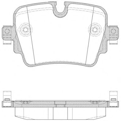 WOKING P14723.00 Тормозные колодки для JAGUAR F-TYPE (Ягуар Ф-тъпэ) WOKING P14723.00 Тормозные колодки для JAGUAR F-TYPE (Ягуар Ф-тъпэ)