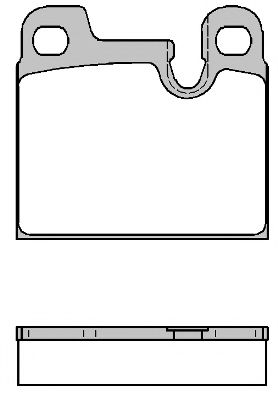 WOKING P1153.00 Тормозные колодки 
