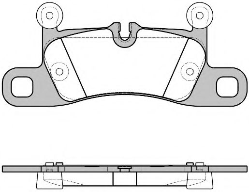 WOKING P12793.40 Тормозные колодки 