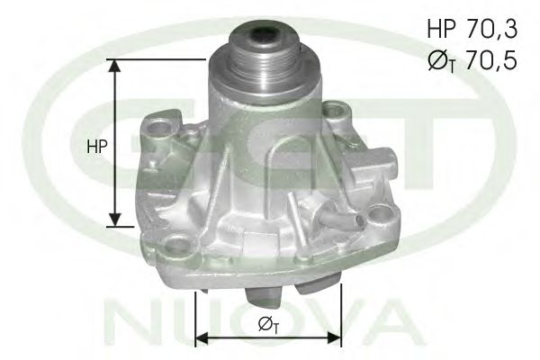 GGT PA12295 Водяной насос для CHRYSLER (Крайслер) GGT PA12295 Водяной насос для CHRYSLER (Крайслер)