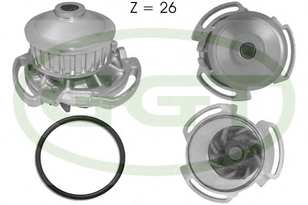 GGT PA10141 Водяной насос для VOLKSWAGEN DASHER (Фольксваген Дашэр) GGT PA10141 Водяной насос для VOLKSWAGEN DASHER (Фольксваген Дашэр)