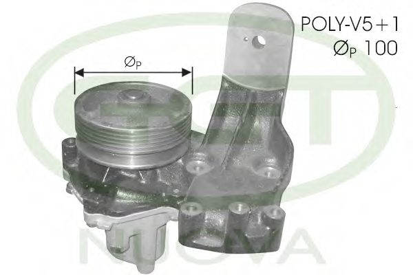 GGT PA00803 Водяной насос для LANCIA (Лансиа/лянча) GGT PA00803 Водяной насос для LANCIA (Лансиа/лянча)
