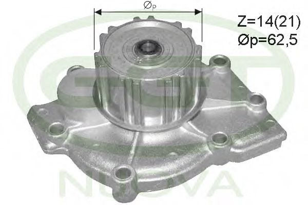 GGT PA10935 Водяной насос для VOLVO S70 (Вольво С70) GGT PA10935 Водяной насос для VOLVO S70 (Вольво С70)