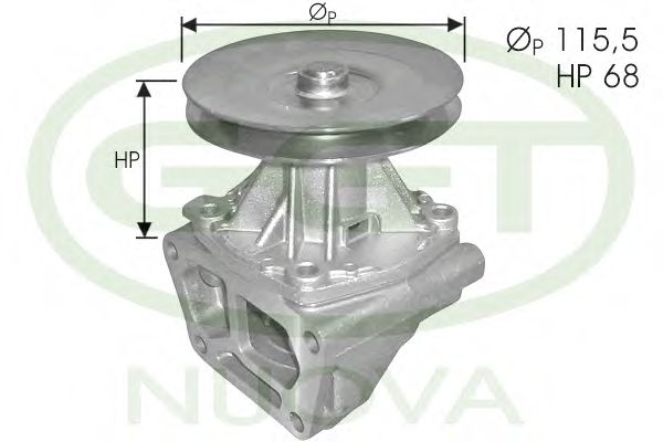 GGT PA10021 Водяной насос для FIAT STRADA II (Фиат Страда 2) GGT PA10021 Водяной насос для FIAT STRADA II (Фиат Страда 2)