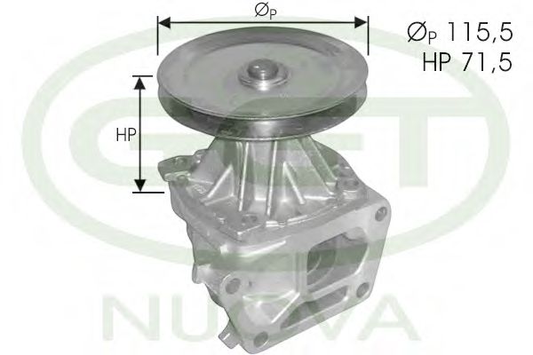 GGT PA00178 Водяной насос для FIAT STRADA II (Фиат Страда 2) GGT PA00178 Водяной насос для FIAT STRADA II (Фиат Страда 2)