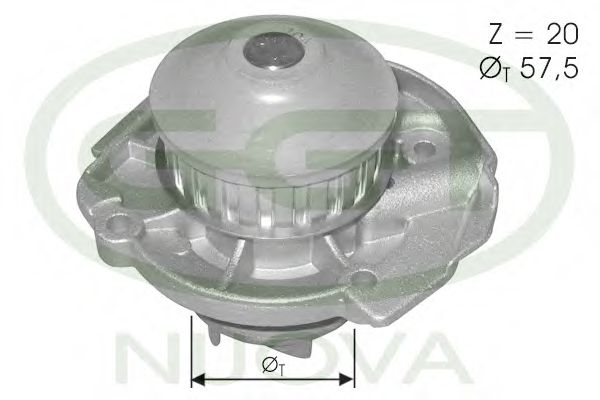 GGT PA10771 Водяной насос для LANCIA Y (Лансиа/лянча Ъ) GGT PA10771 Водяной насос для LANCIA Y (Лансиа/лянча Ъ)