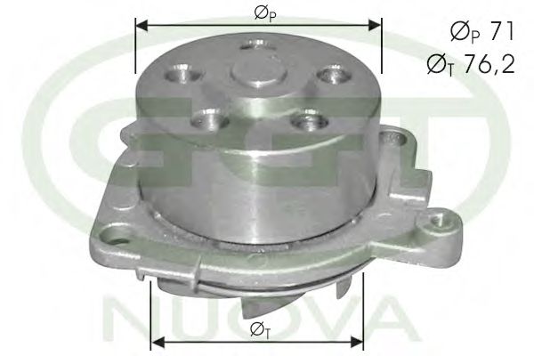 GGT PA10749 Водяной насос для ALFA ROMEO 156 (Альфа ромео 156) GGT PA10749 Водяной насос для ALFA ROMEO 156 (Альфа ромео 156)