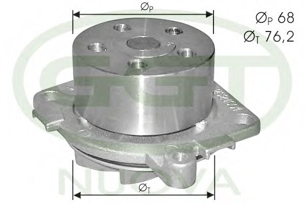 GGT PA11022 Водяной насос для ALFA ROMEO 156 (Альфа ромео 156) GGT PA11022 Водяной насос для ALFA ROMEO 156 (Альфа ромео 156)
