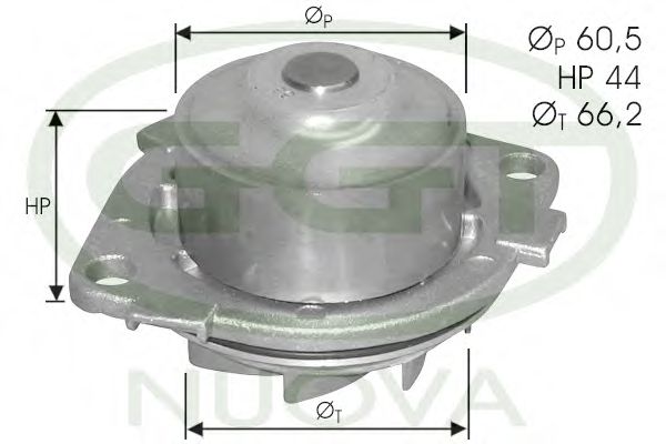 GGT PA12277 Водяной насос для FIAT MAREA (Фиат Мареа) GGT PA12277 Водяной насос для FIAT MAREA (Фиат Мареа)