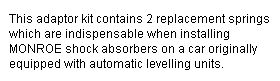 MONROE AK220 Комплект болтов, корпус опоры амортизатора колесн. подшипн для ROVER (Ровер) MONROE AK220 Комплект болтов, корпус опоры амортизатора колесн. подшипн для ROVER (Ровер)